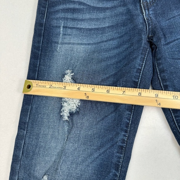 Kancan Skinny Stretch Jeans Womens Size 28 Mid Rise Dark Wash - Picture 12 of 14